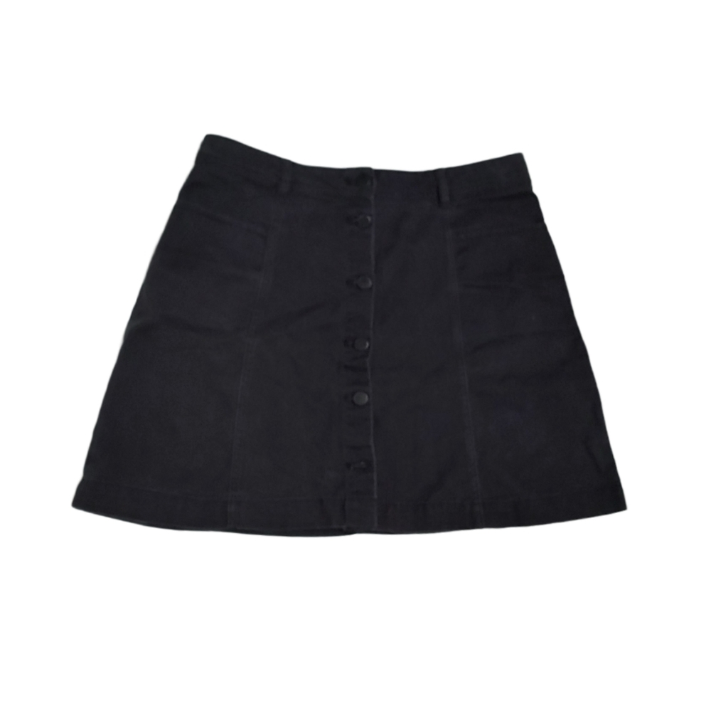 H&M Black jean skirt